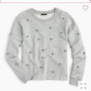 Jcrew Pom- Pom Sweatshirt Size Large